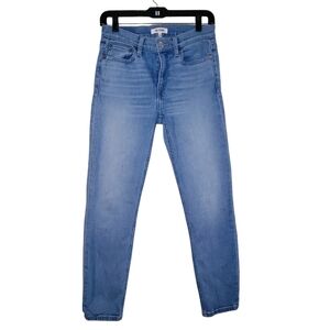 Re/Done Medium Wash Straight Leg Denim Jeans